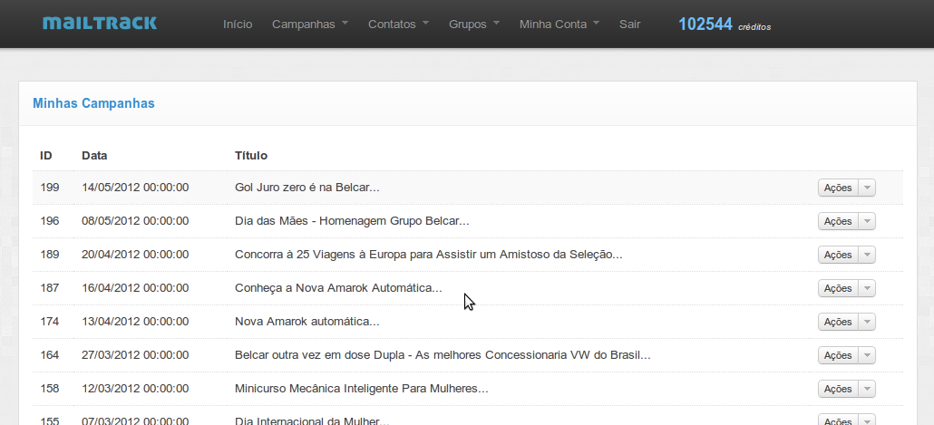 Mailtrack screenshot 2
